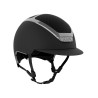 Kask Dogma Chrome helm met Swarovski-kader en klinknagel - Zwart / zilver