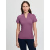 Base Layer LeMieux en tissu mesh Lisa femme manches courtes - Mallow