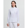 LeMieux wedstrijdpolo met lange mouwen Arielle dames - Wit