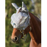 Weatherbeeta ComFiTec Hexi Shield Duo anti-vliegenmasker - Zilver