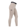 Legging femme Equestro taille haute avec passants de ceinture - Oxford tan