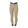 Dames rijbroek Equestro met kniestGrip hoge taille - Wierook