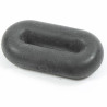 Arrêtoir de martingale silicone Shires - Noir