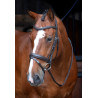 Dressuurhoofdstel met Frans neusriem Shires Velociti Rapida - Havana