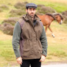 Gilet Heritage unisexe Shires Aubrion - Olive foncé