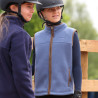 Gilet polaire Core jeune cavalier Shires Aubrion - Bleu