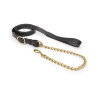 Presentatielonge met ketting Shires Velociti Gara - Zwart