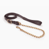 Presentatielonge met ketting Shires Velociti Gara - Havana