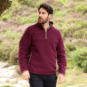 Polaire demi-zip Core homme Shires Aubrion - Bordeaux