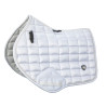 Tapis de selle d'obstacle Eltar Satin Shires Arma - Blanc