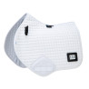 Tapis de selle d'obstacle numéroté Shires Arma - Blanc