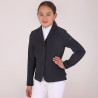 Veste de concours Optima Gx jeune cavalier Shires Aubrion - Noir