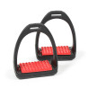Étriers Reflex Shires Compositi - Rouge