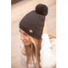 Bonnet Pénélope Virgie femme - Noir
