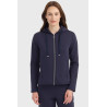 Sweat zippé Harcour Clarianne femme - Marine