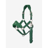 Afneembaar LeMieux Vogue halster - Groen hunter