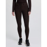 Pantalon d'équitation LeMieux à basanes silicone Brilliance femme - Espresso