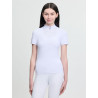 Polo de concours manches courtes Young Rider LeMieux Brilliance Livvy - Blanc