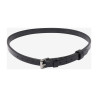 Sangle LeMieux Kudos Flash en cuir verni - Noir / argent