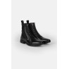 Boots cuir jodhpur B Vertigo élégants - Noir