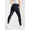 Rijbroek Horze Matilda geperforeerd dames full grip - Donker marineblauw