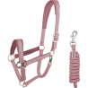 Licol et longe Waldhausen Velvet - Vieux rose