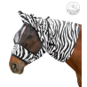 Waldhausen zebra-vliegenmasker - Zwart / wit