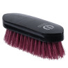 Imperial Riding Dandy harde nylon borstel met gelakt houten rug - Donker metallic mauve