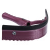 PVC gebogen warmte mes met rubber Imperial Riding - Donker metallic mauve