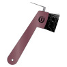 Hoevenkrabber met borstel Imperial Riding - Donker metallic mauve