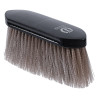 Imperial Riding Dandy brosse nylon longue dure avec dos bois v - Taupe foncé métallique