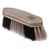 Harde borstel 2 kleuren groot Imperial Riding - Donker metallic taupe