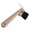 Cure-pied avec brosse Imperial Riding - Taupe foncé métallique
