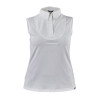 Chemise à lavallière sans manches Shires Aubrion - Blanc
