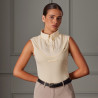 Chemise à lavallière sans manches Shires Aubrion - Jaune