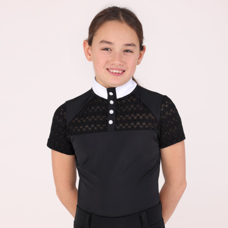 Chemise de concours Optima Vx jeune cavalier Shires Aubrion