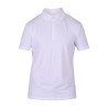 Wedstrijdshirt met rits Optima MX heren Shires Aubrion - Wit