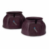 Shires Arma klittenbandschoenen - Zwart kersenrood
