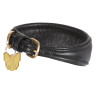 Gewatteerde halsband voor windhond Shires Digby & Fox - Zwart