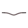 Frontal deux tons Shires Velociti Gara - Marron / cerise