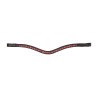 Frontal deux tons Shires Velociti Gara - Marron / rouge