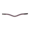 Frontal deux tons Shires Velociti Gara - Marron / rose