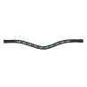 Frontal strass vert Shires Velociti Gara - Noir