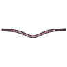 Frontal trois tons Shires Velociti Gara - Marron / rose