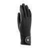 Gants d'équitation Aero FlexFit enfant Shires Aubrion - Noir