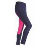 Jodhpurs deux tons fille Shires Wessex - Marine / rose