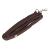 Laisse en sangle matelassée Shires Digby & Fox - Marron