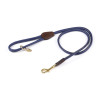 Laisse pour chien en cuir rond Shires Digby & Fox - Marine