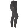 Legging d'équitation hiver Porter fille Shires Aubrion - Noir de jais