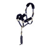 Licol et longe en fausse fourrure Shires Arma - Marine